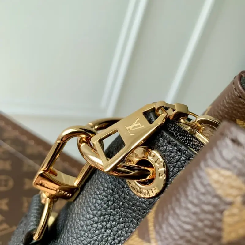 M46495 Black Leather 26x18x15cm High Quality Bags - Image 6