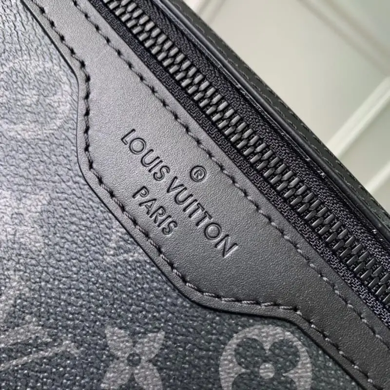 M12517 Black Flower 22.5x11x33cm High Quality Bags - Image 6