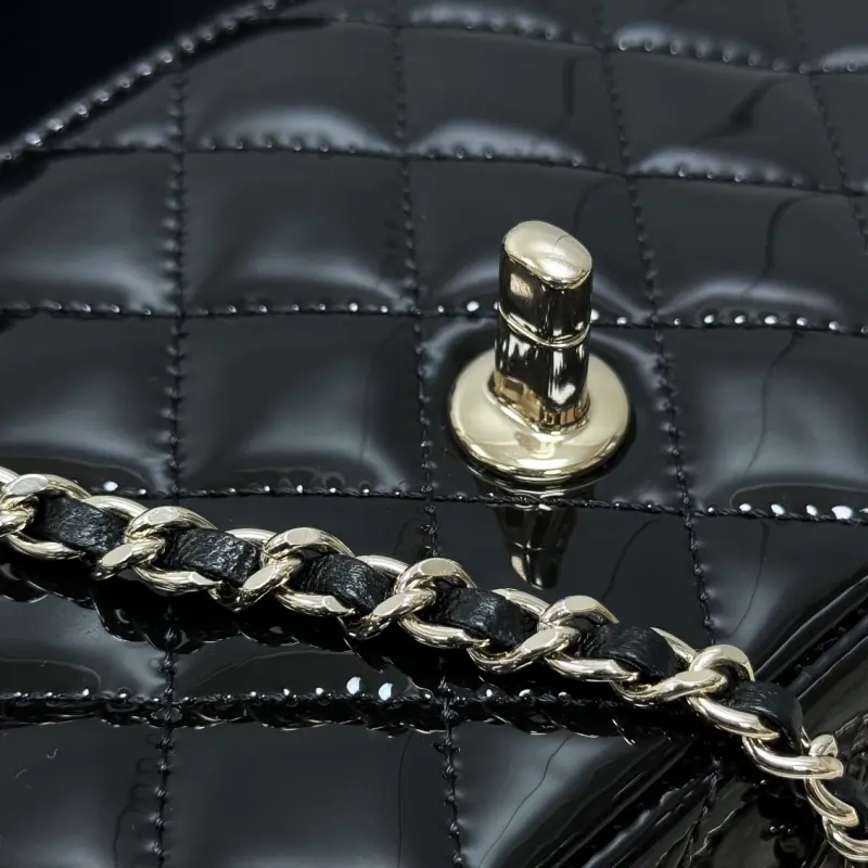 24k Mini Controller Leather Black High Quality Bags - Image 7