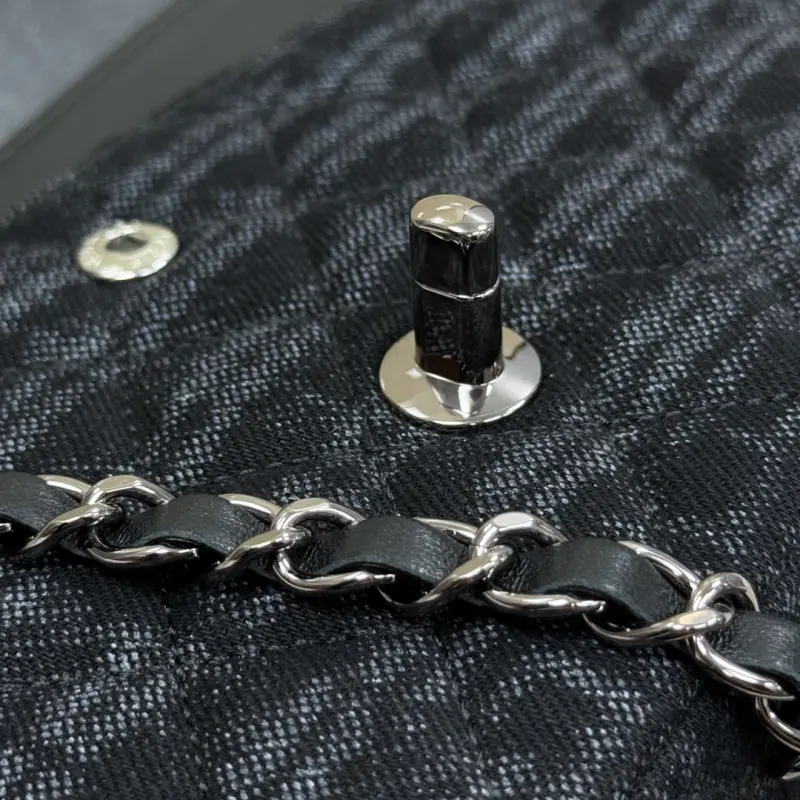 24K CF25 Denim Black and Grey High Quality Bags - Image 8