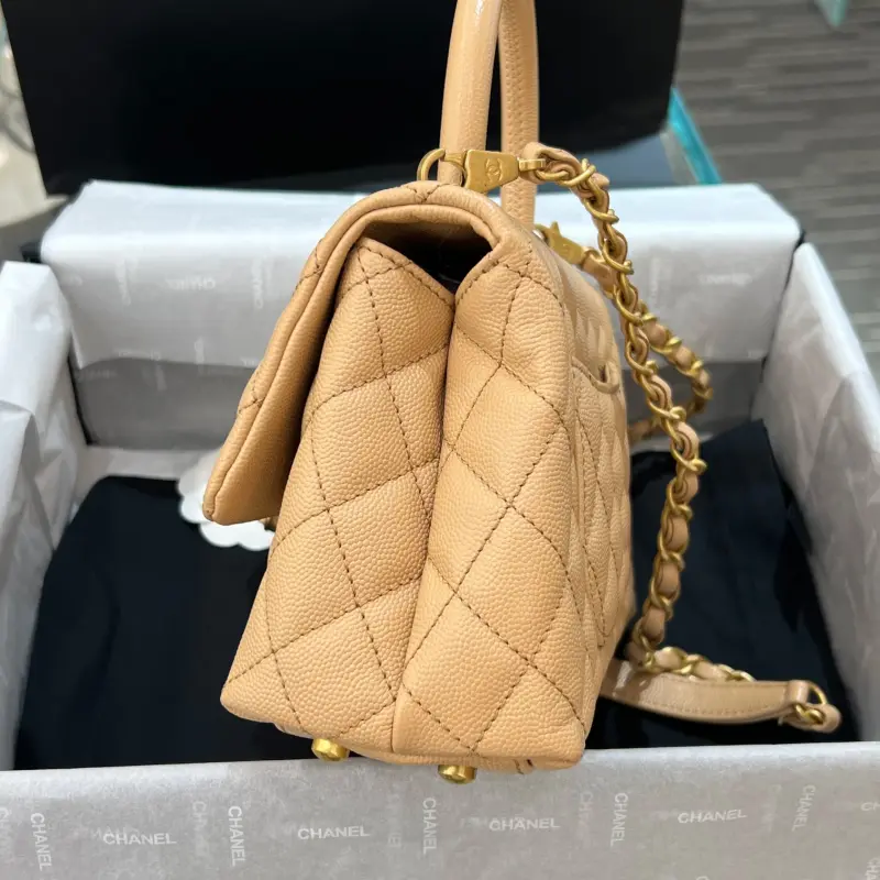 Small Size 24cm Cowhide Handle CM 6 High Quality Bags - Image 3