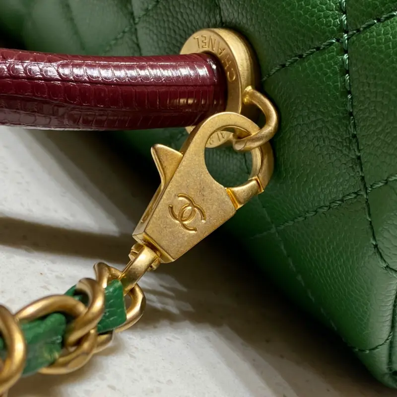 Middle Lizard Handle 29cm High Quality Bags - Image 6