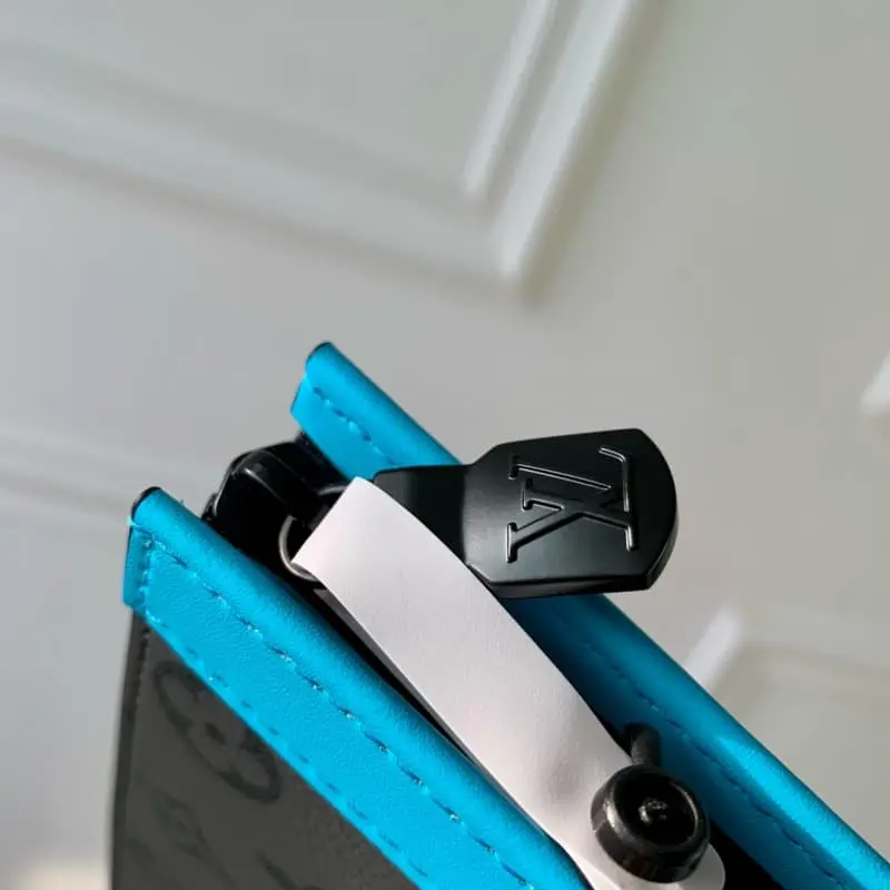 M44466 Grey Flower Blue HH153 26x20x5cm High Quality Bags - Image 6