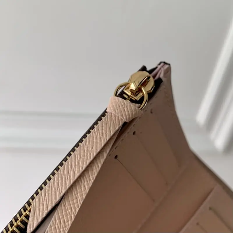 M41938 Brown gold button pink 12X9cm High Quality Bags - Image 6