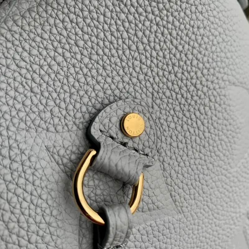 M45685 Full leather embossed blue 32x29x17cm High Quality Bags - Image 5