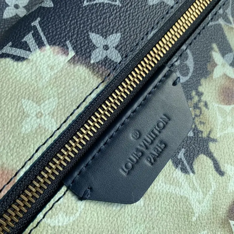 M46553 Flame Rose Silk Screen Printing 29x38x20cm High Quality Bags - Image 5