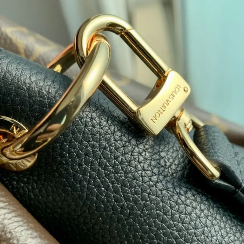 M46495 Black Leather 26x18x15cm High Quality Bags - Image 5