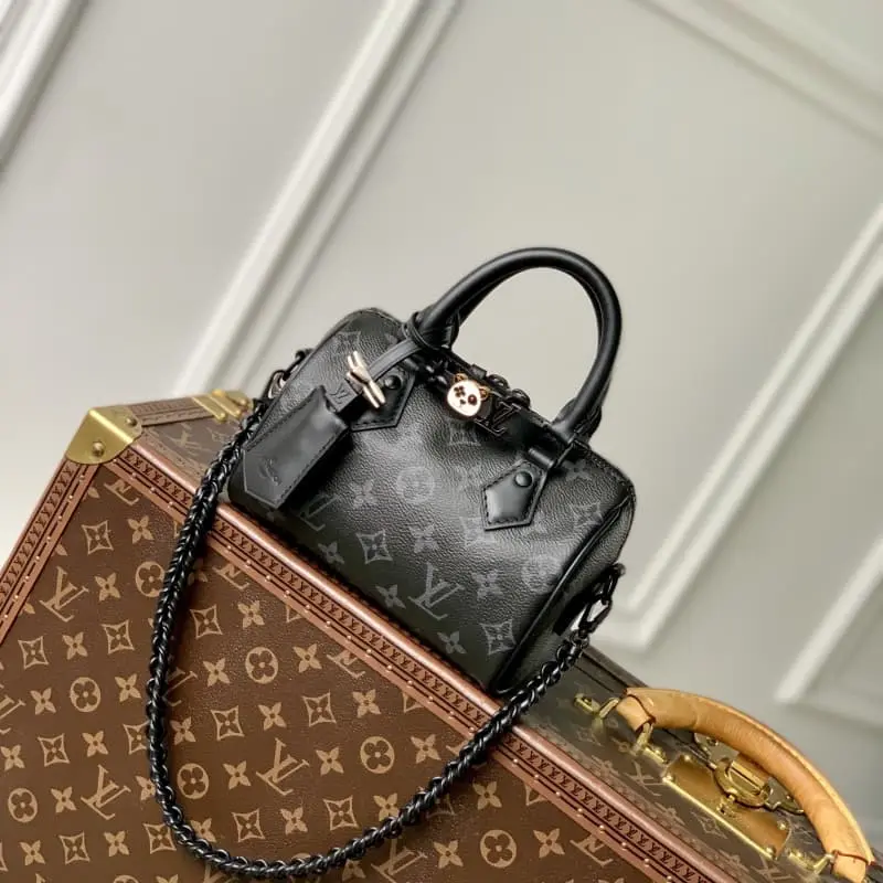 M24606 Black Flower S1 18x12.5x11cm High Quality Bags