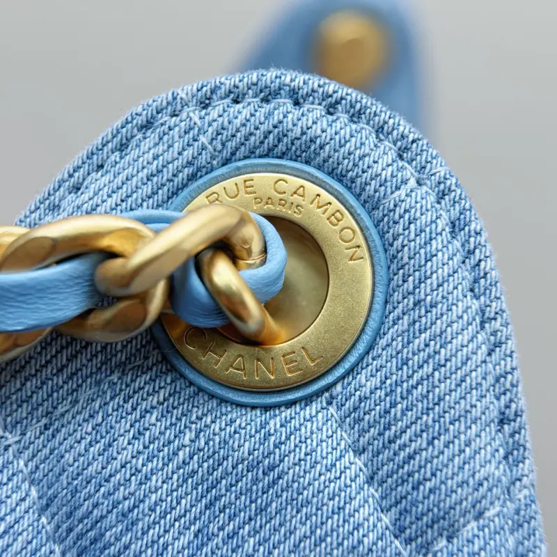 25s Hobo Light Denim Small High Quality Bags - Image 9