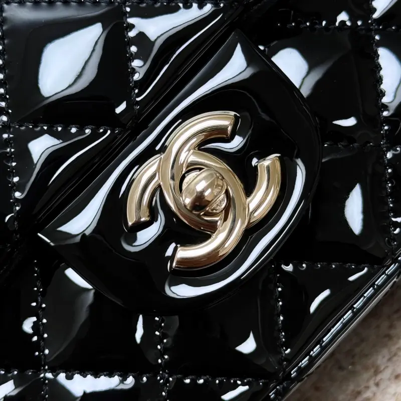 24k Mini Controller Leather Black High Quality Bags - Image 6