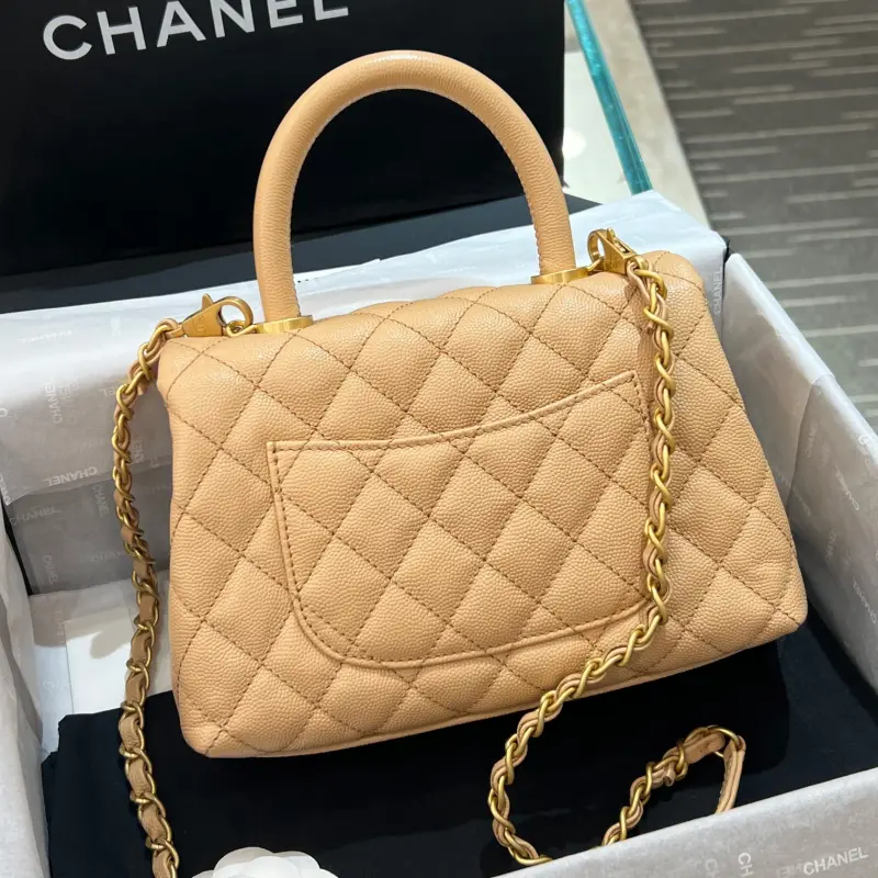 Small Size 24cm Cowhide Handle CM 6 High Quality Bags - Image 2