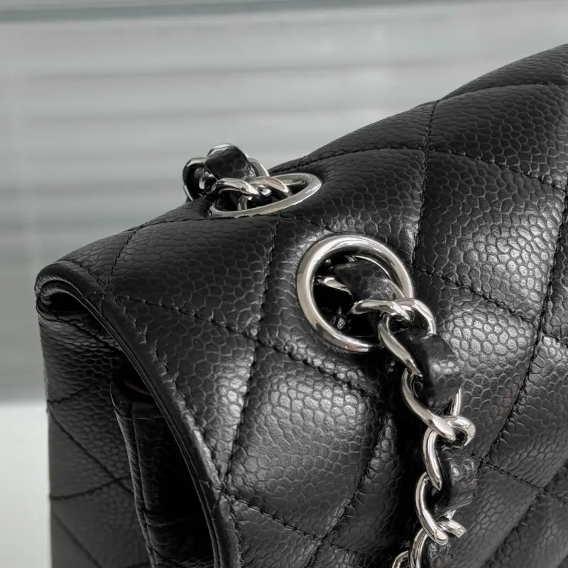 Medium 25cm Lychee Pattern Cowhide CM 10 High Quality Bags - Image 11