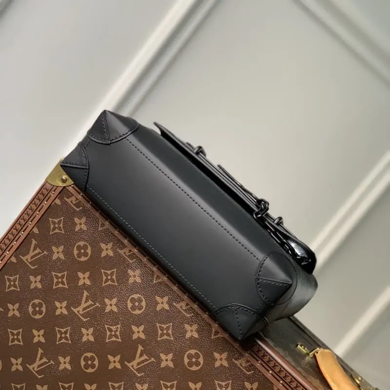 M46953 Black Flower 25x19x8cm High Quality Bags - Image 4