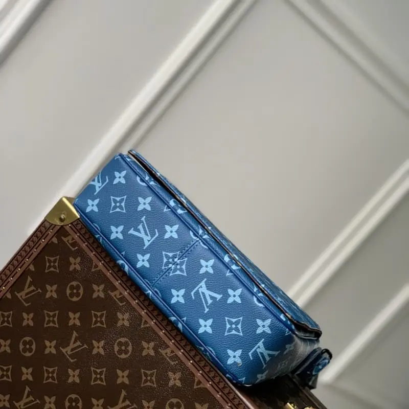 M23785 blue silk screen 26x20x7cm High Quality Bags - Image 4