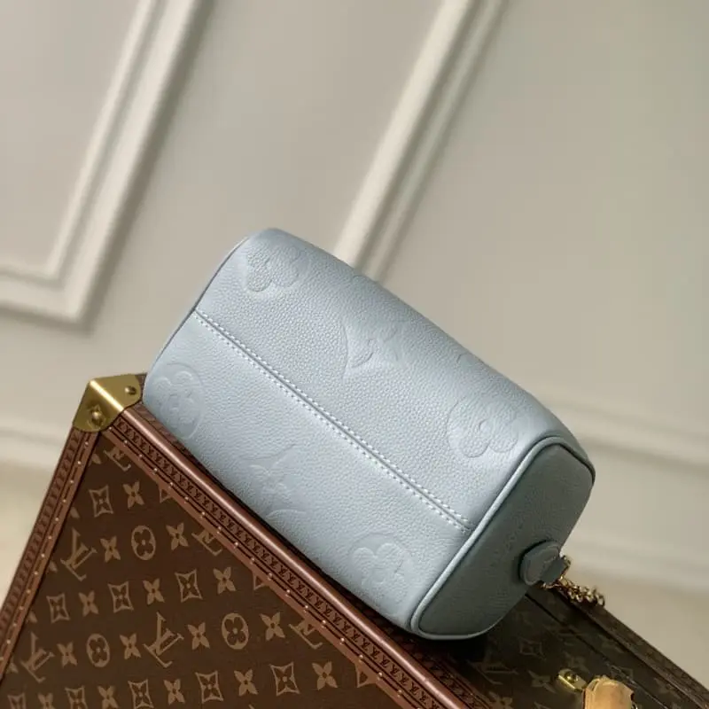 M58953 Embossed Blue 20.5x13.5x12cm High Quality Bags - Image 4