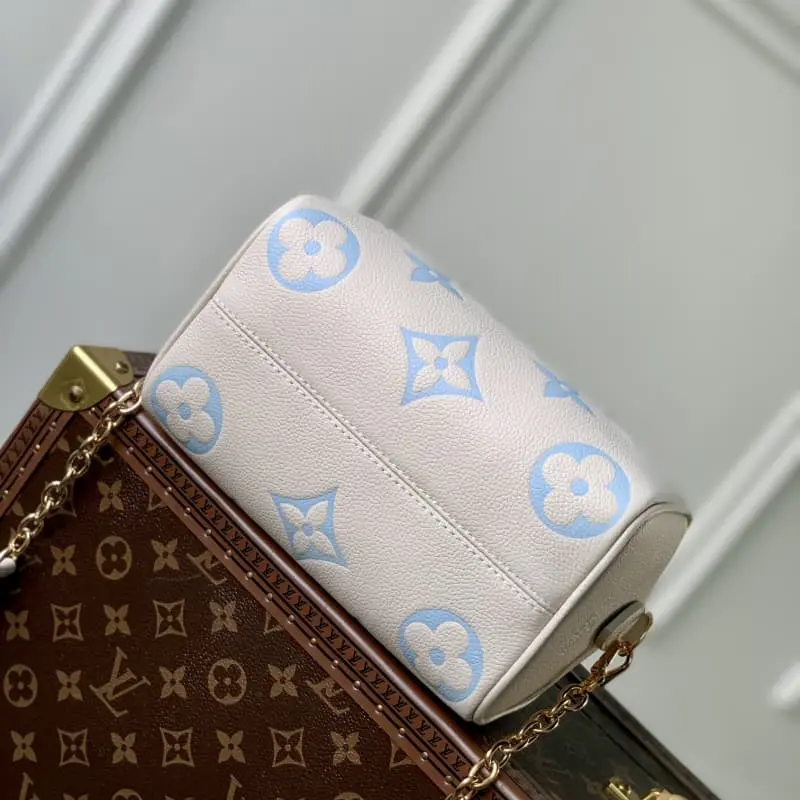 M46397 Blue Silk Screen 20.5x13.5x12cm High Quality Bags - Image 4