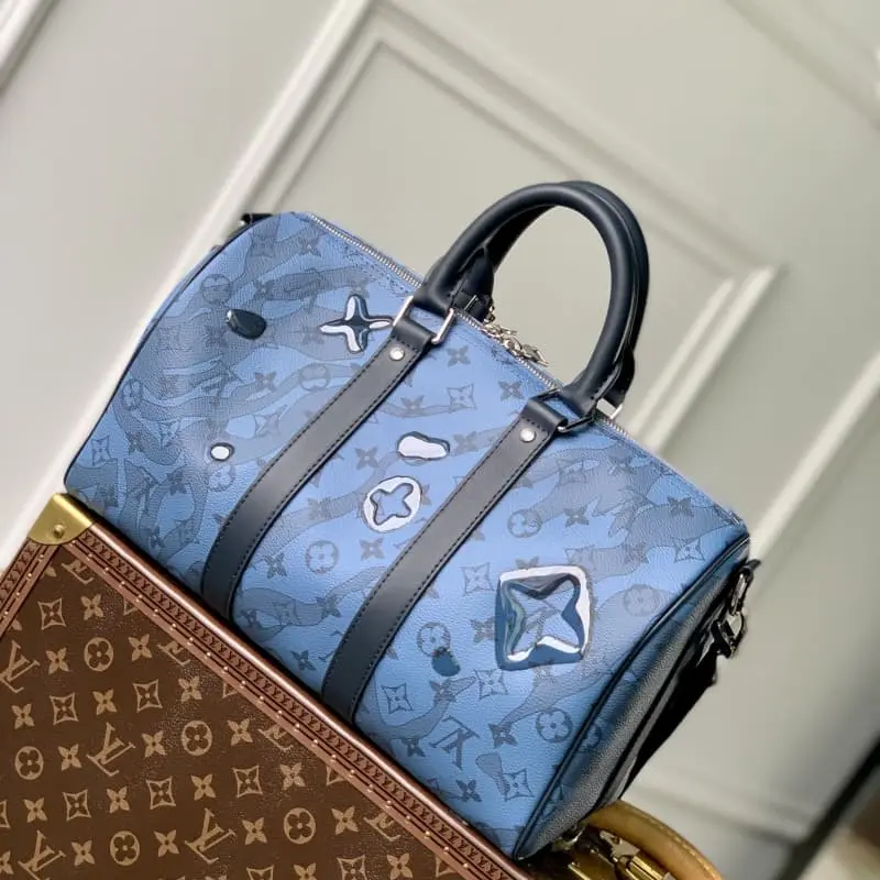 M22573 Crystal Dark Blue 34x21x16cm High Quality Bags - Image 4