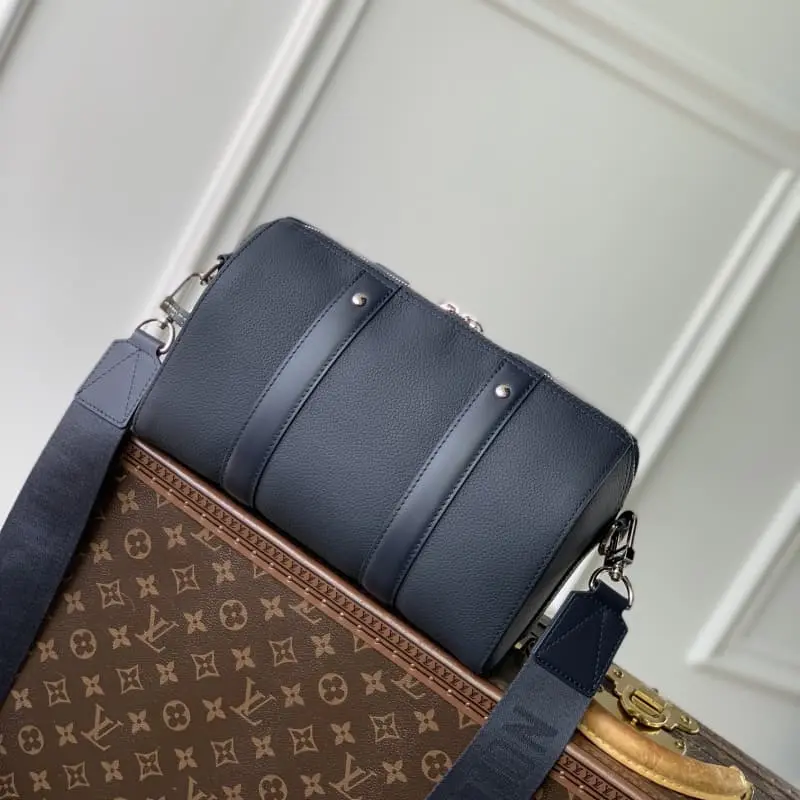 M11602 Dark Blue 17x13x27cm High Quality Bags - Image 4