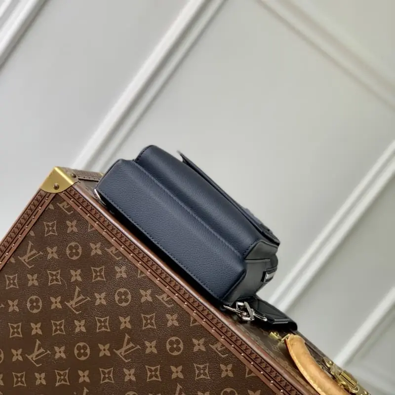 M11601 Dark Blue 20x30x4cm High Quality Bags - Image 4