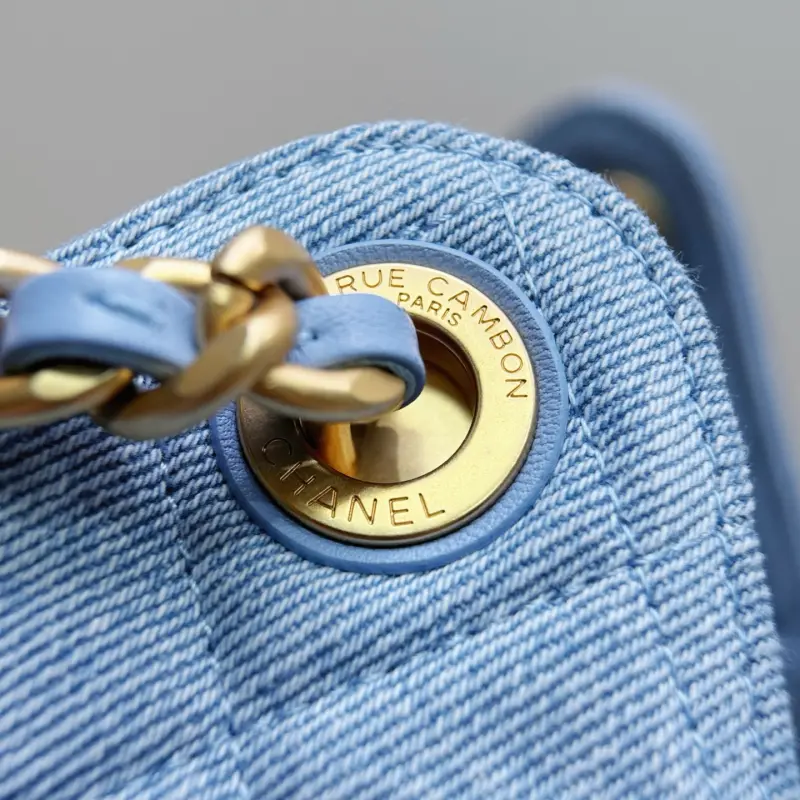 25s Hobo Light Denim Medium High Quality Bags - Image 8