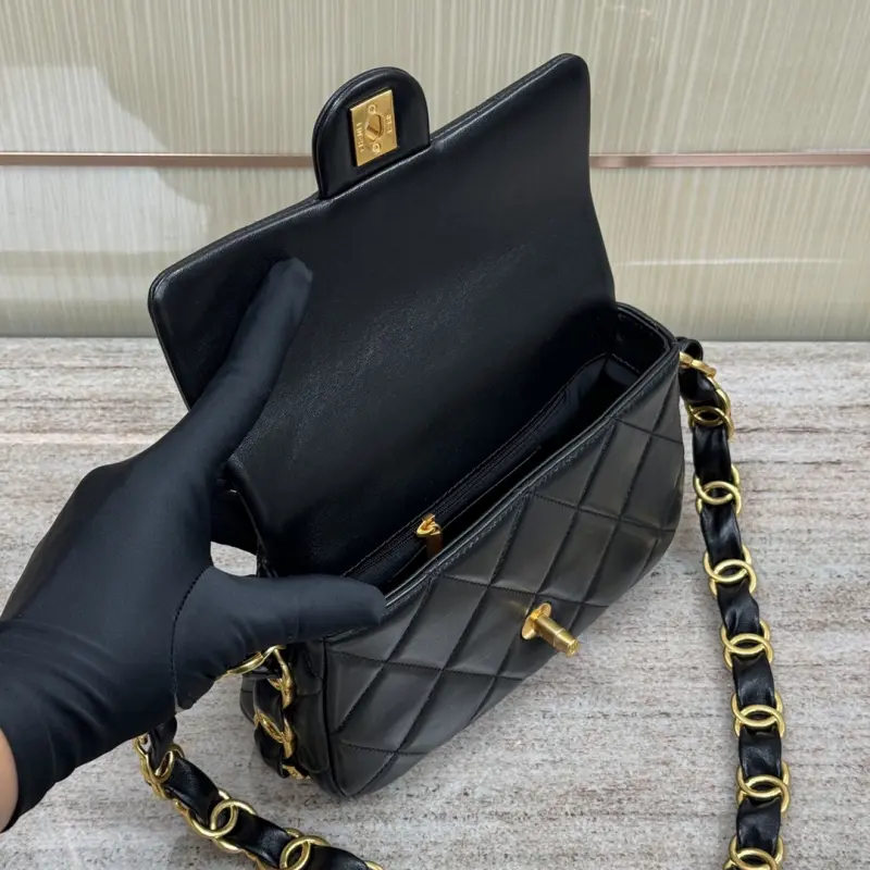 24K Thick Chain Underarm Bag High Quality Bags - Image 5