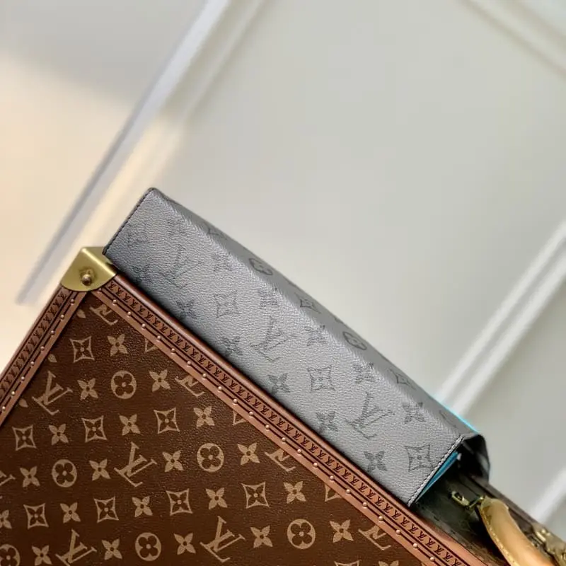 M44466 Grey Flower Blue HH153 26x20x5cm High Quality Bags - Image 4