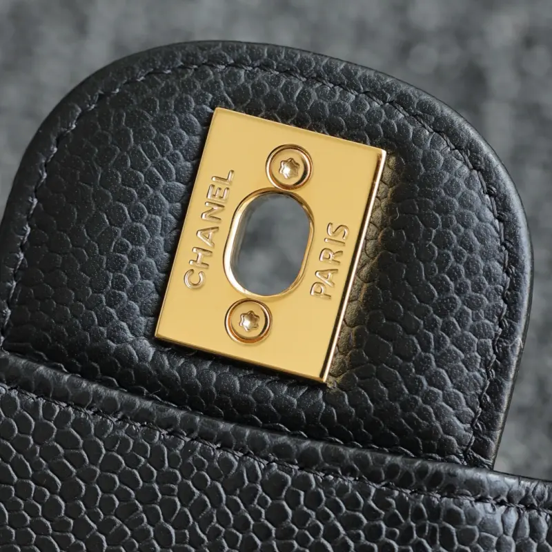 CF Medium 25cm Lichee Pattern Leather CM 11 High Quality Bags - Image 8