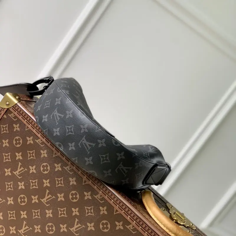 M47158 HH131 Black Flower 28.5x15x8cm High Quality Bags - Image 4