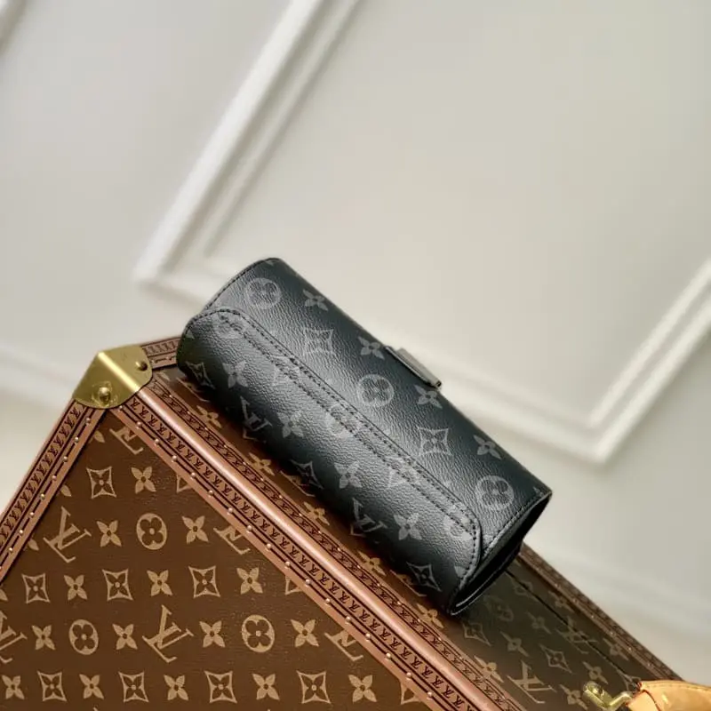 M10145 Black Flower 19x8x8cm High Quality Bags - Image 4