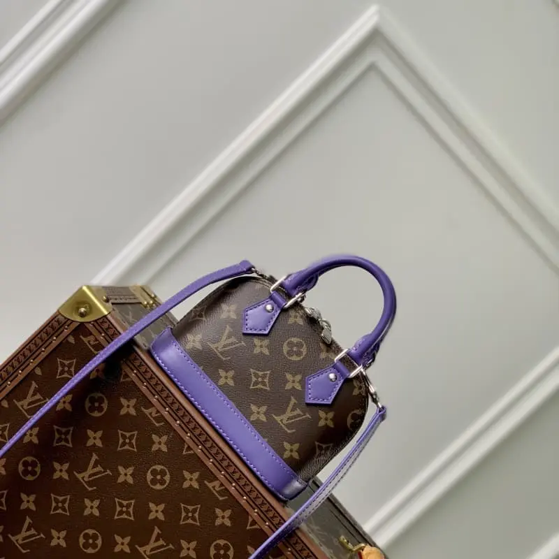 M82717 Old Flower Purple 18x12x8cm High Quality Bags - Image 3