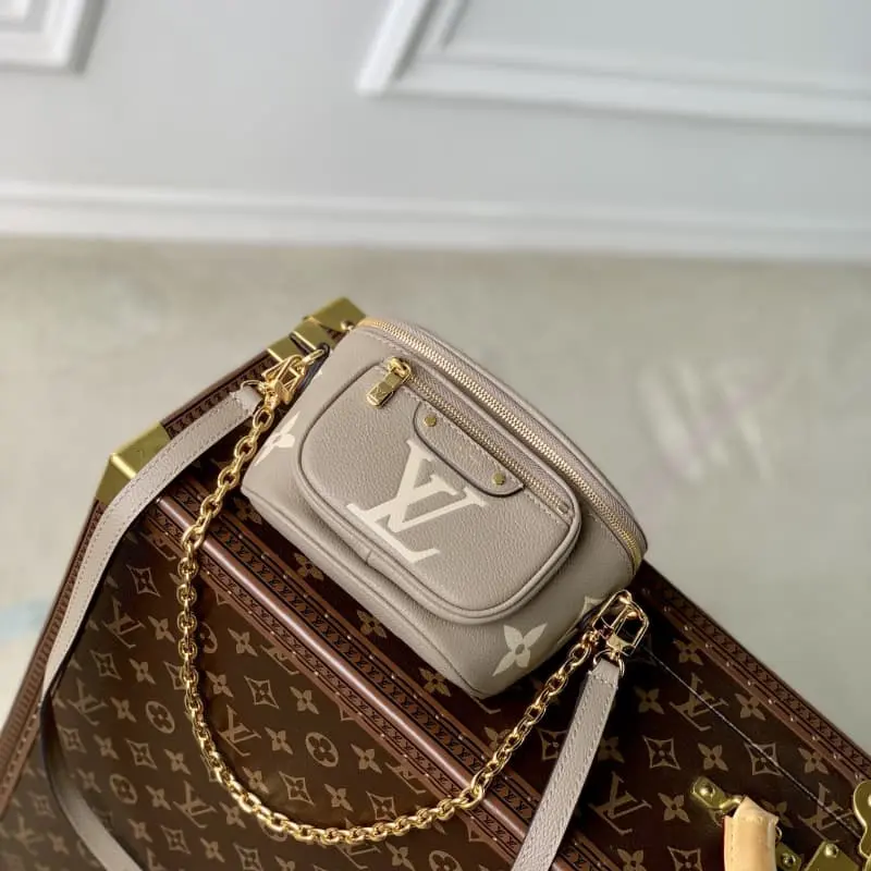 M82208 Grey silk screen 17x12x9.5cm High Quality Bags - Image 3