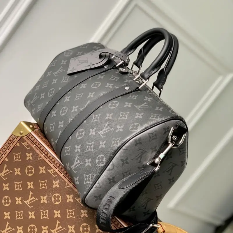 M46655 Black Flower 35x21x6cm High Quality Bags - Image 3