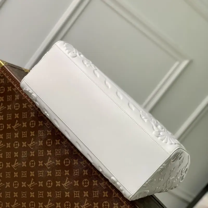 M21841 White 44x33x18cm High Quality Bags - Image 3