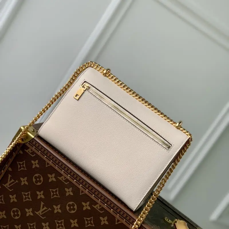 M22190 Pink and white 22.5x17x5.5cm High Quality Bags - Image 3