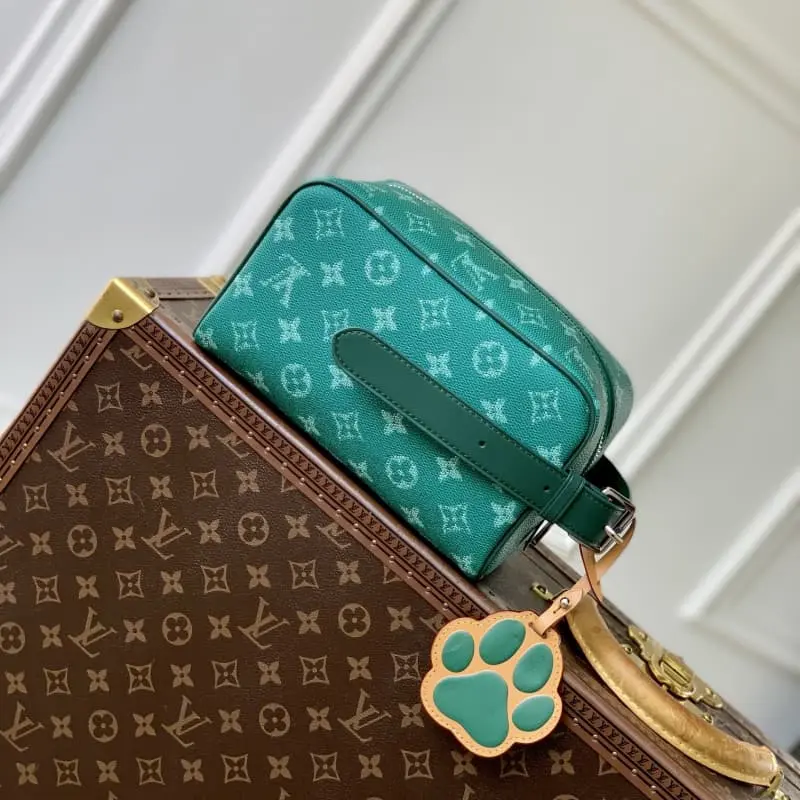 M12688 Green Flower 13x12x23cm High Quality Bags - Image 3