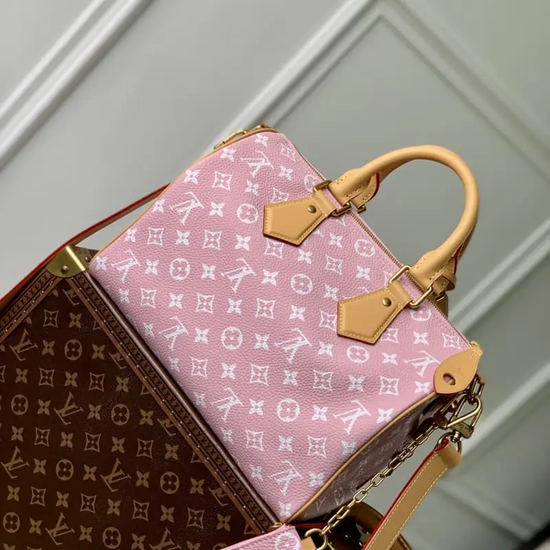 M21108 Pink (full leather) 30x17x21cm High Quality Bags - Image 3