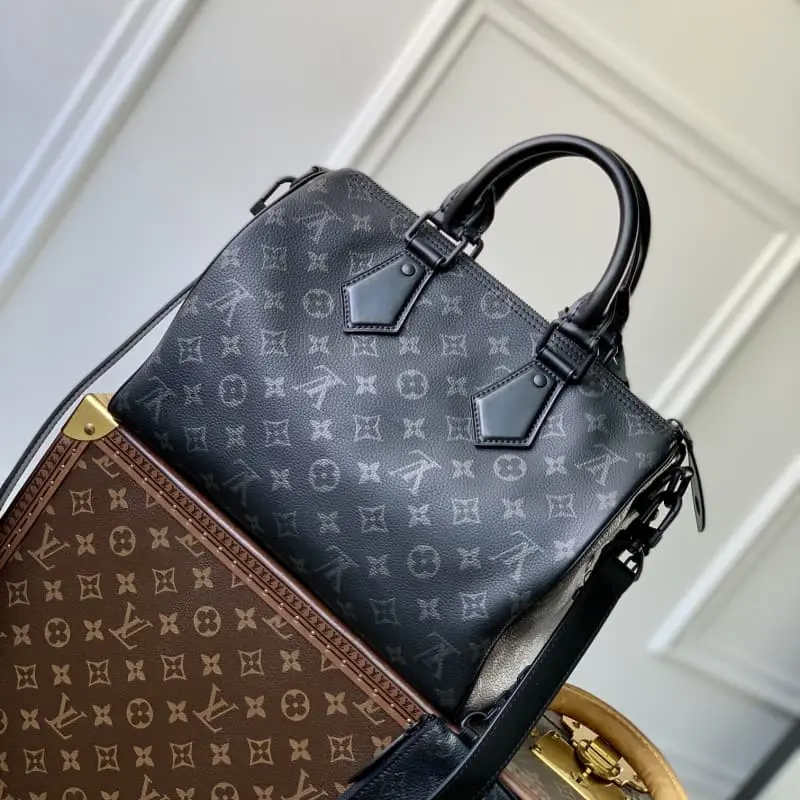 M21108 Black (full leather) 30x17x21cm High Quality Bags - Image 3