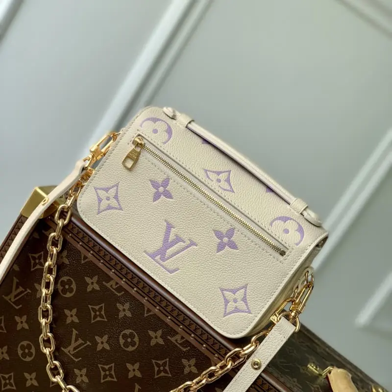 M46596 Silkscreen Purple 21.5x13.5x6cm High Quality Bags - Image 3