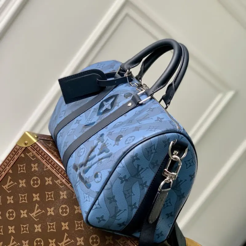 M22573 Crystal Dark Blue 34x21x16cm High Quality Bags - Image 3