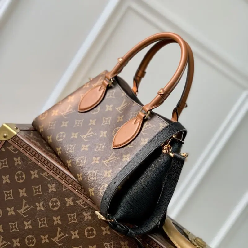 M46495 Black Leather 26x18x15cm High Quality Bags - Image 3