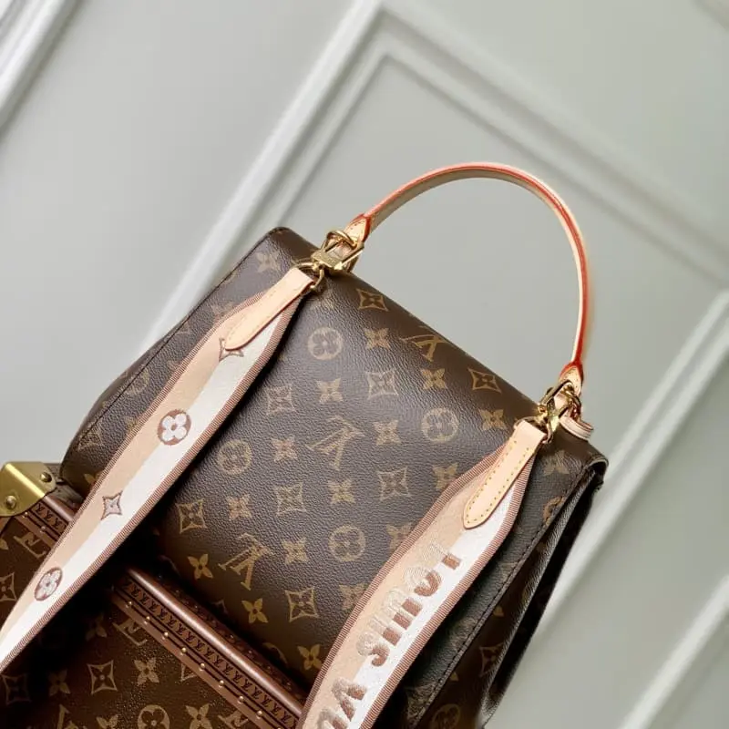 M46054 Apricot Ribbon 28x20x10cm High Quality Bags - Image 3