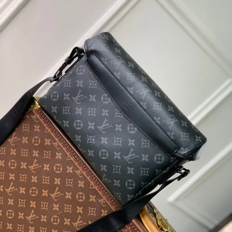 M12517 Black Flower 22.5x11x33cm High Quality Bags - Image 3