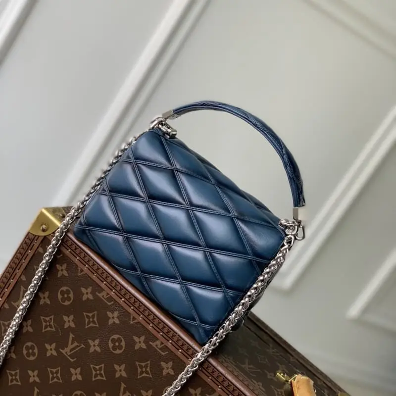 M12434 Denim Blue 14x9x20cm High Quality Bags - Image 3