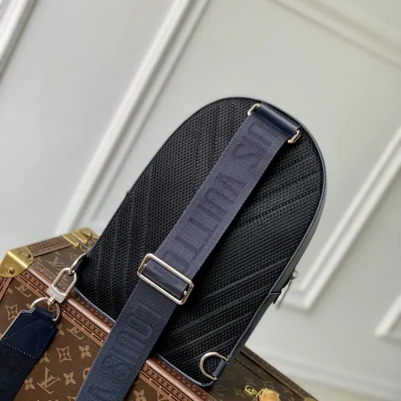 M11601 Dark Blue 20x30x4cm High Quality Bags - Image 3