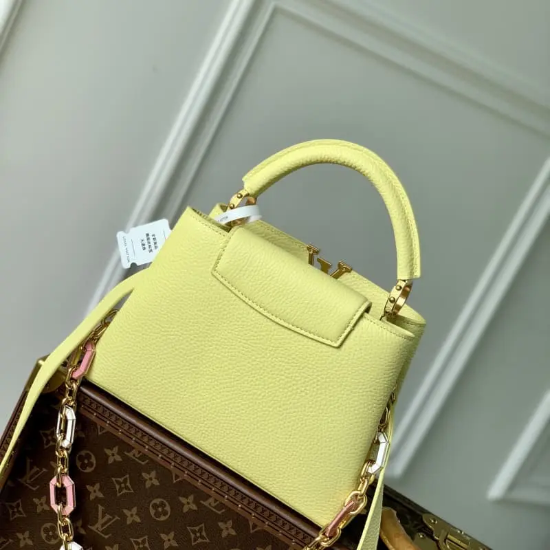 M24683 Lemon Yellow Small 27x18x9cm High Quality Bags - Image 3