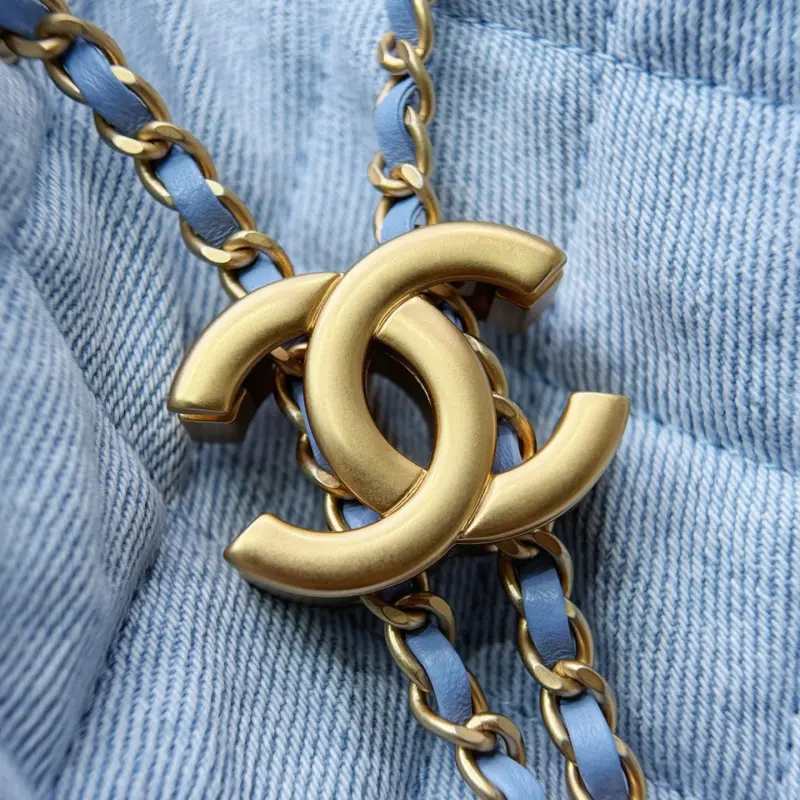 25s Hobo Light Denim Medium High Quality Bags - Image 7