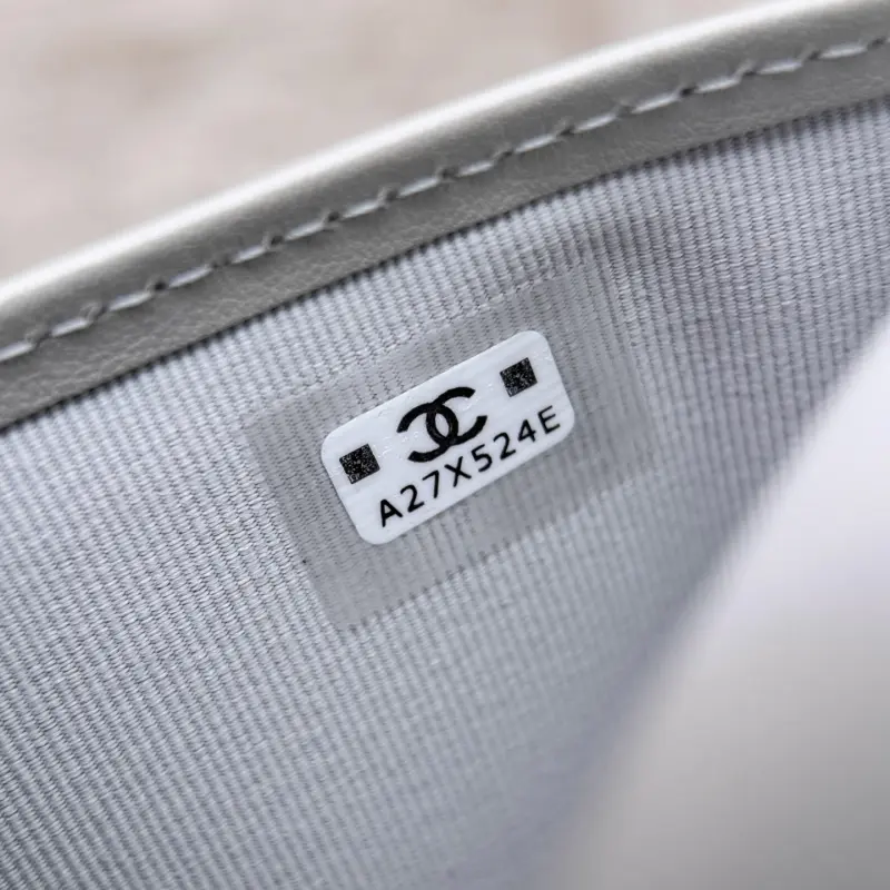 25c Passport Holder Grey Gold High Quality Bags - Image 6