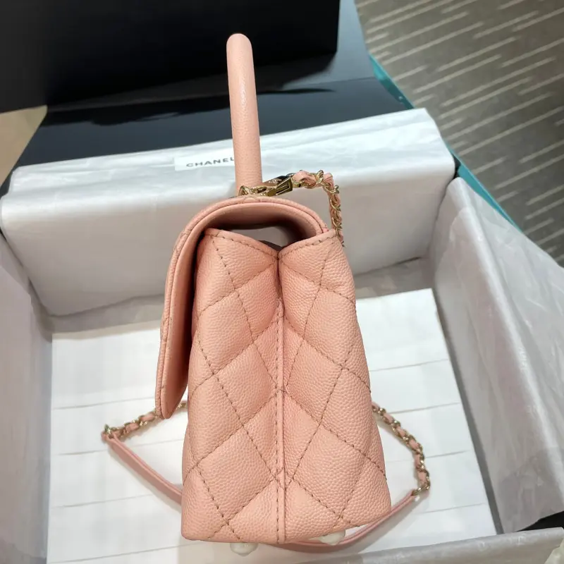 Model Small Size 24cm Cowhide Handle CM 3 High Quality Bags - Image 4