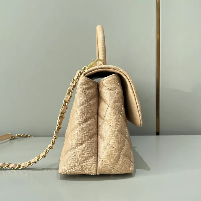 Model 29cm Medium Calf Leather Handle CM 3 High Quality Bags - Image 3