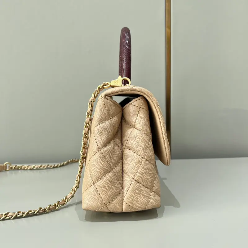 Small Size 24cm Lizard Handle CM 1 High Quality Bags - Image 3